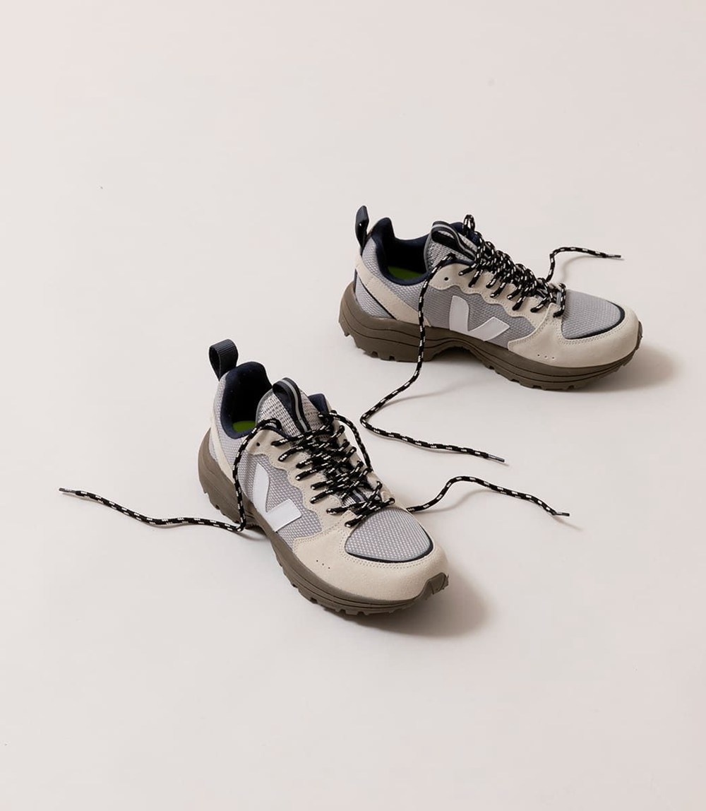 Veja Trainers Mens Grey/White - Venturi B-mesh - JQCV-10284